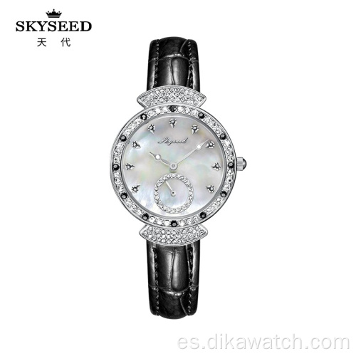 Reloj SKYSEED para mujer con cuarzo resistente al agua con diamantes